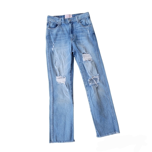 Revice Destructed High Rise Jeans - Picture 1 of 14